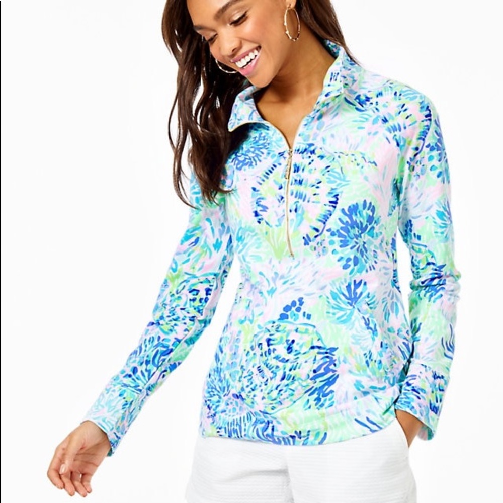 Lilly Pulitzer Skipper Popover Shell of a Party XL